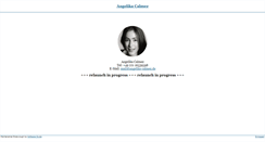 Desktop Screenshot of angelika-calmez.de
